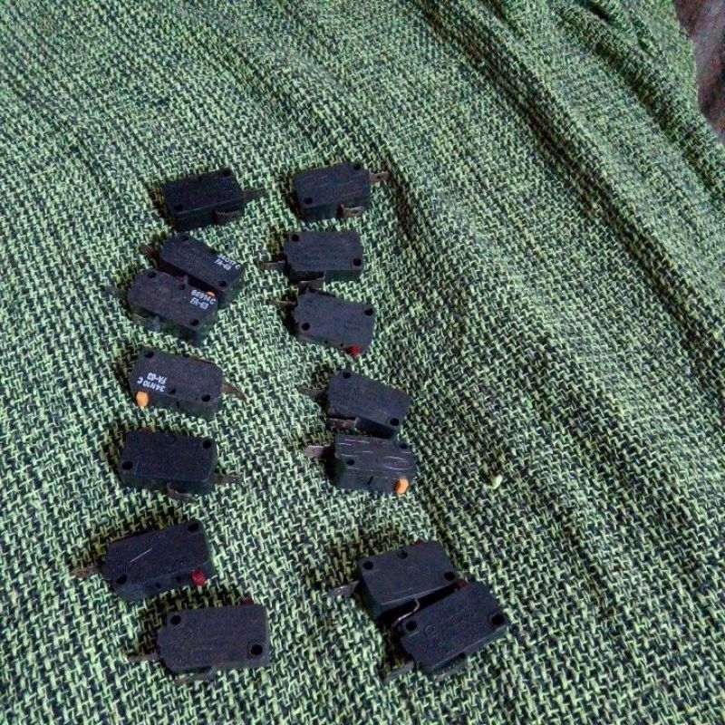 Kit 14 micro Chaves switch micro-ondas (NORMAL ABERTO)16A(2 Pinos