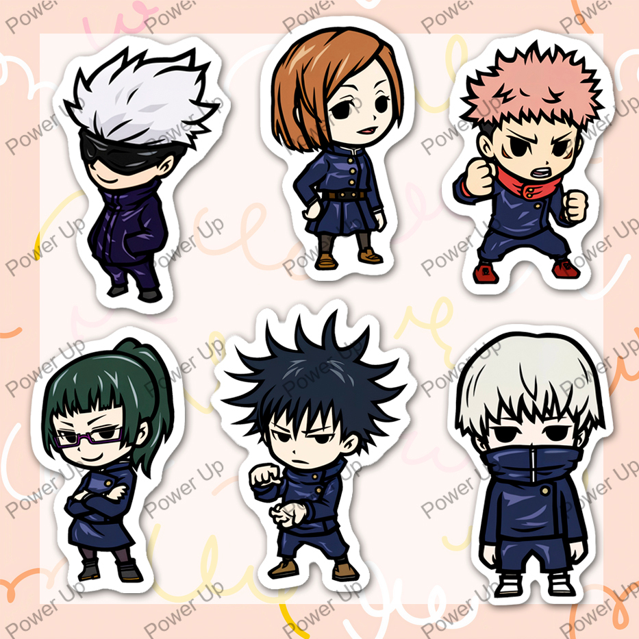 Kit Ímãs Anime Jujutsu Kaisen - 6 unidades