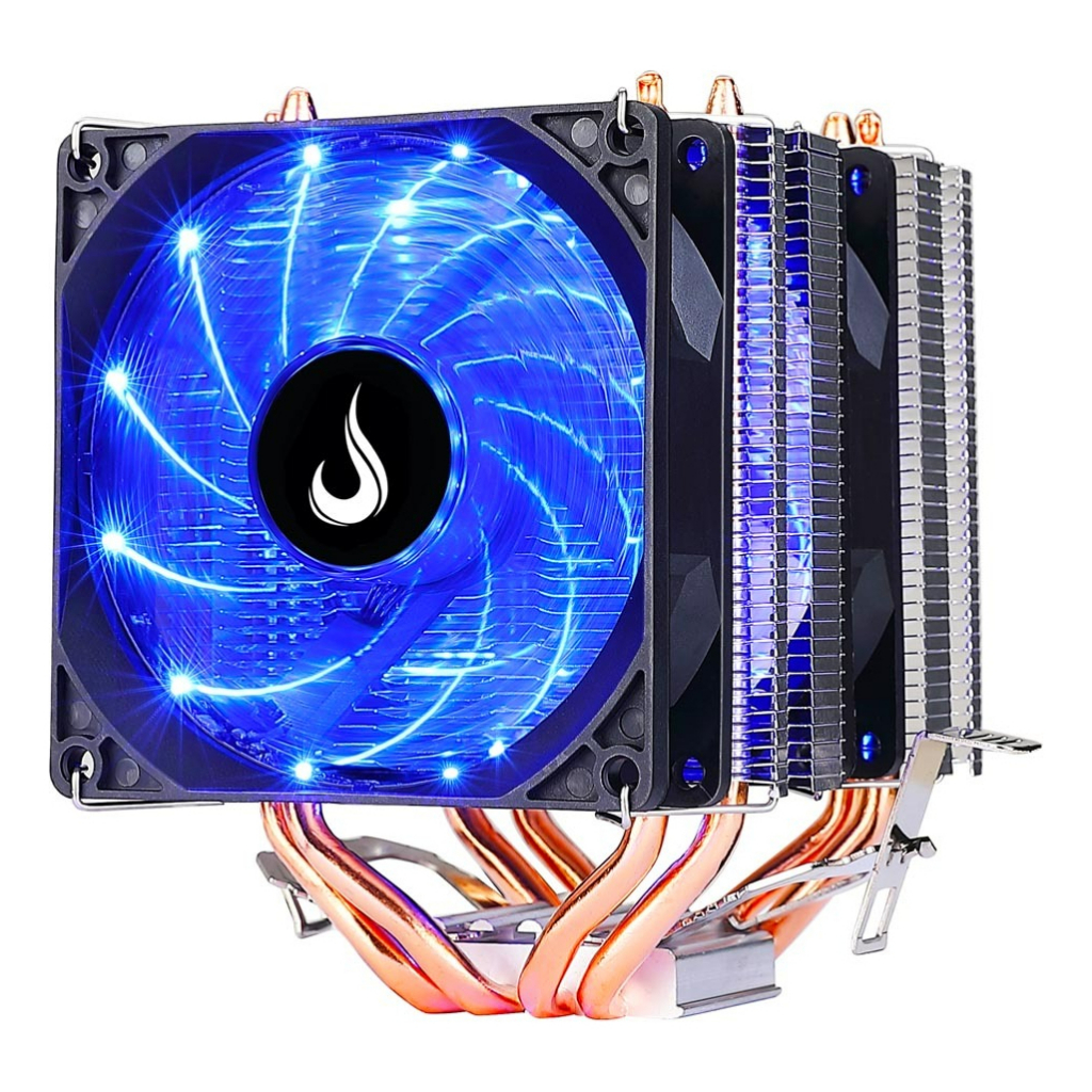 Air Cooler Gamer G700 Dual Fan 90mm | 4 Heatpipes Led Azul | P/ Processador Intel LGA 1155 1150 1151 1200 AMD Ryzen AM4
