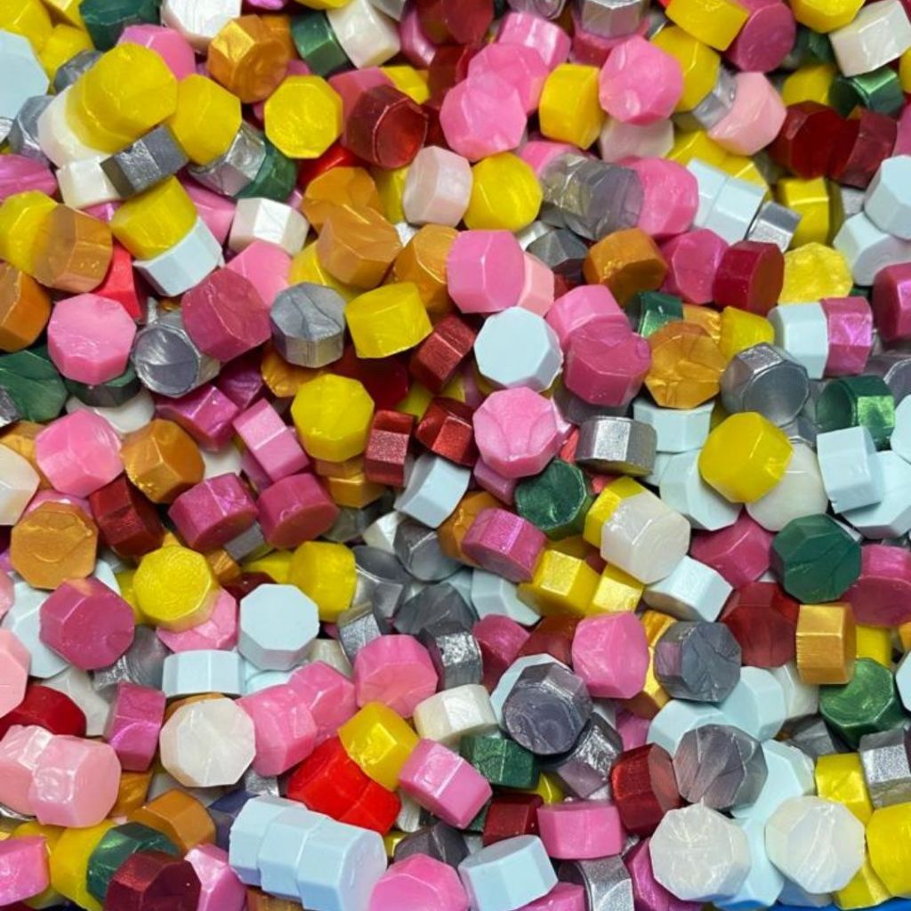 Cera para lacre Pacote com 50 unidades em média (produto pesado) - Para Sinetes, cartas carimbo, Lacre de cera