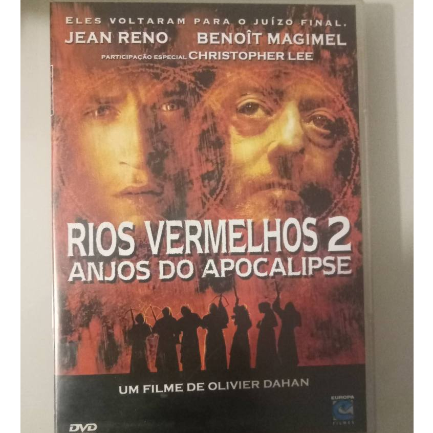 Rios vermelhos 2 - Anjos do apocalipse - jean reno - dvd de locadora