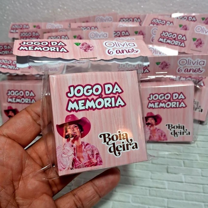 Mini Kits Jogo da Memória ANA CASTELA  Lembrancinha Personalizada Festa Infantil Aniversário