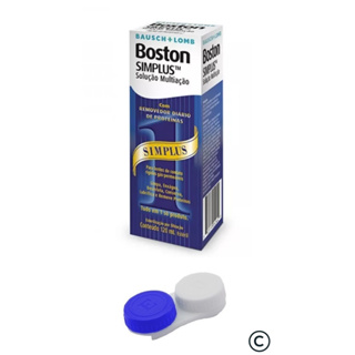 1 Solução de Limpeza Boston Simplus® Para Lentes de Contato Rígidas + Estojo em Oferta na Shopee