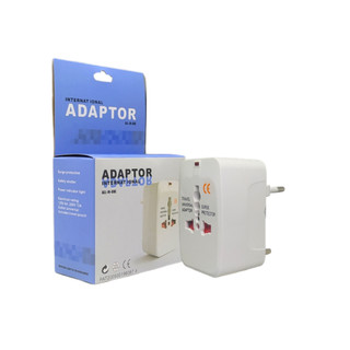 Adaptador de Tomada Universal para Viagens Internacionais 150 Países Plugue Bivolt LED Indicador