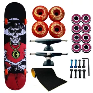 Skate montado Profissional 8.0 Concept - suporta até 130kg