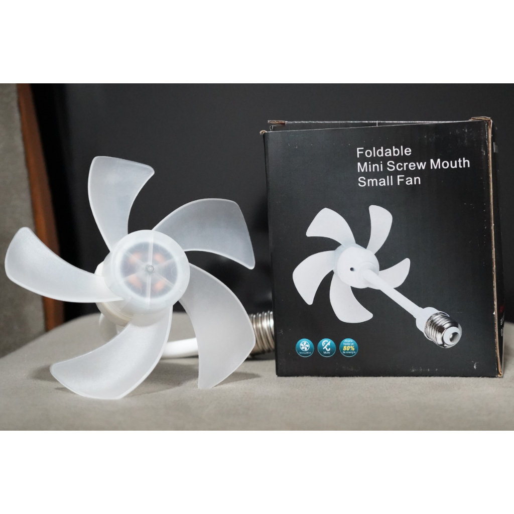 Mini Ventilador Articulado 5W | Fixação por Rosca e Rotação Ajustável de Penteadeira e Parede 110v/220v em Oferta na Shopee