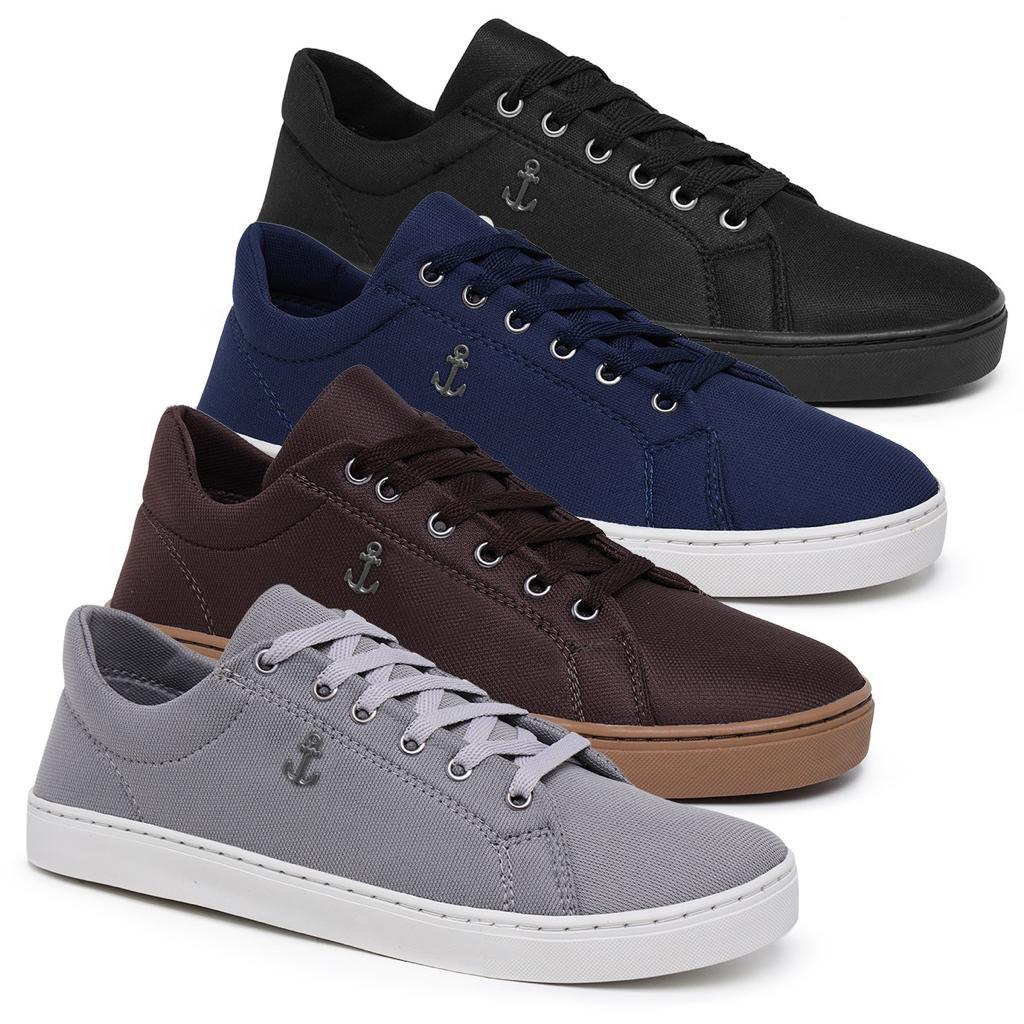 1 Par de Sapatenis Casual Masculino Lançamento Promoção do 37 ao 44