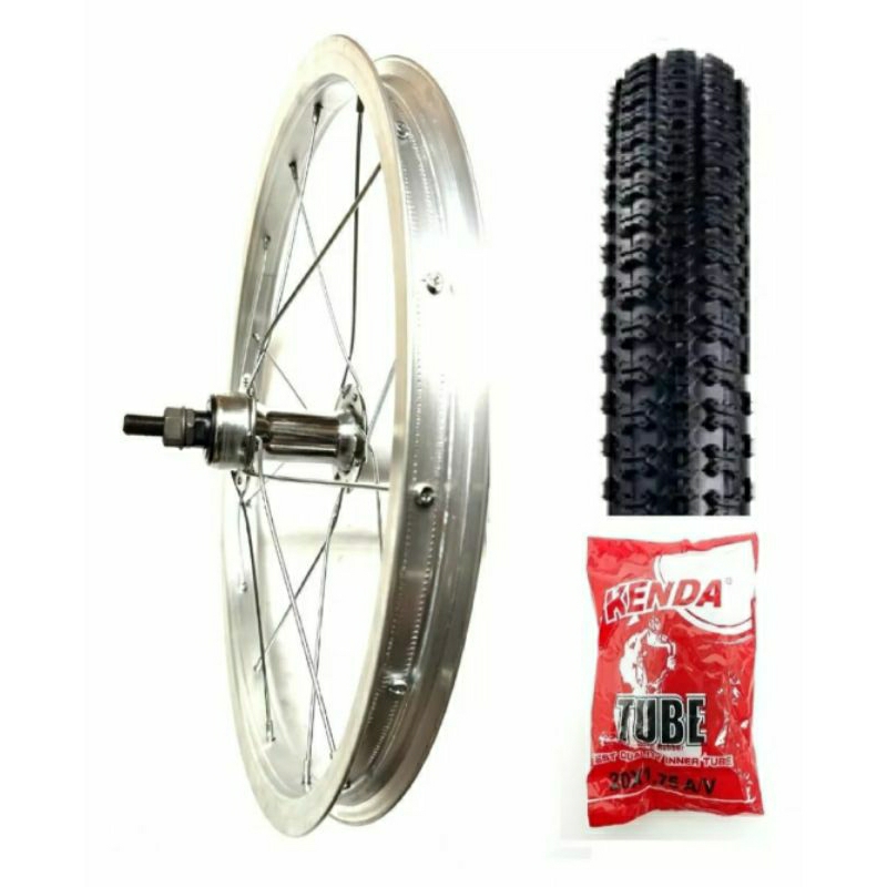 roda aro 16 polido traseira+1pneu 16×1.75+1camara de ar aro 16