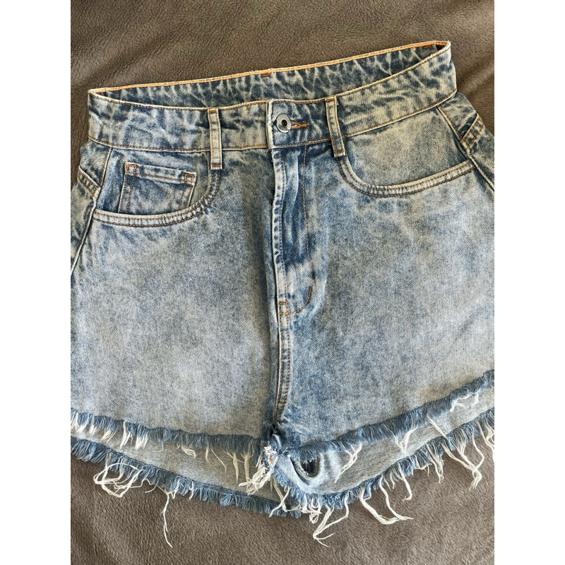 Short Jeans Destroyed – Azul Claro