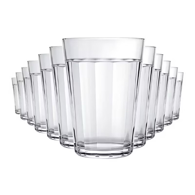 Copo Americano 48 Peças Bar Restaurante Boteco Cerveja Vidro 190ML