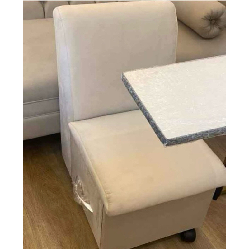 Cirandinha Carrinho de manicure veludo marfim em Oferta na Shopee