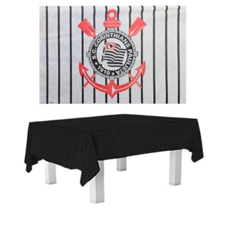 kit festa corinthians painel +toalha tnt em Oferta na Shopee