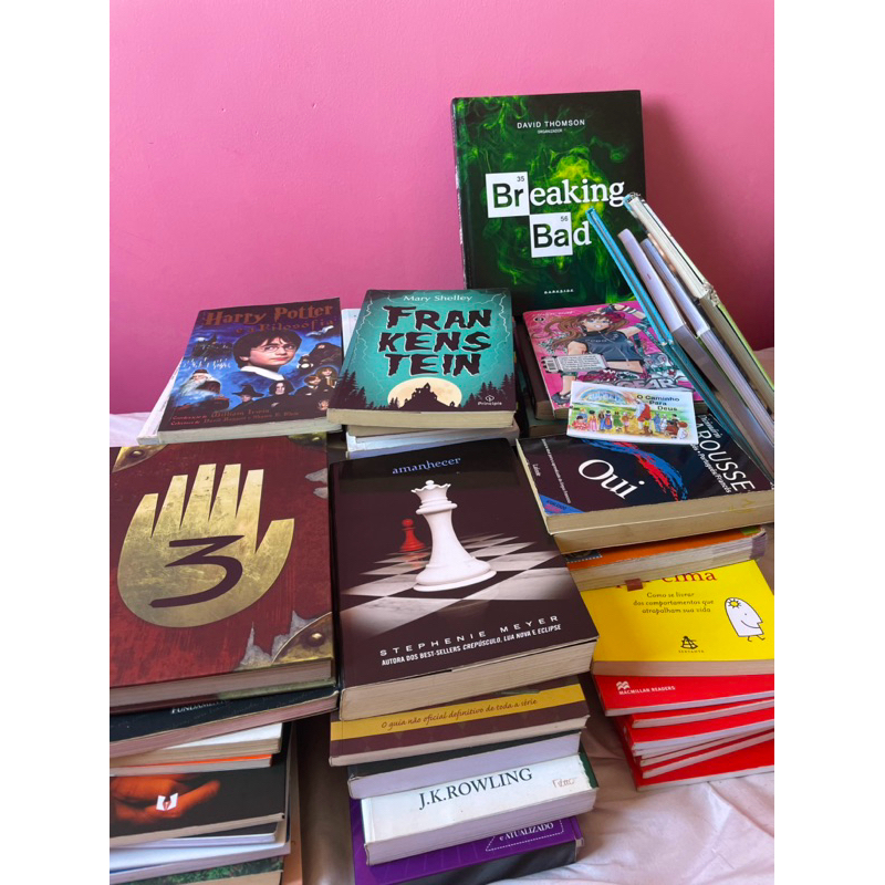 Desapego de livros, livros usados, livros romance e ficção