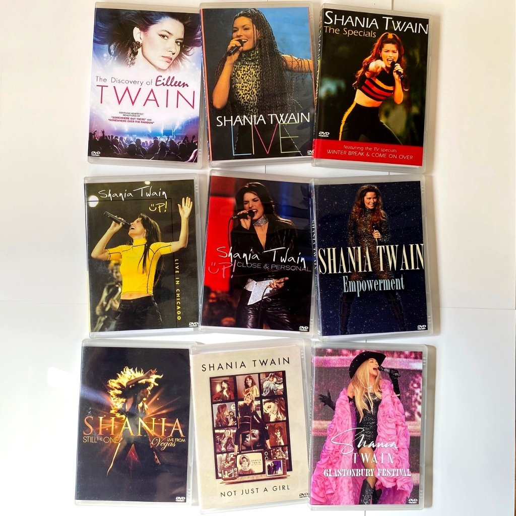 DVD Shania Twain Live Up Close Personal Glastonbury Queen Of Me Chicago Vegas Specials Miami Dallas