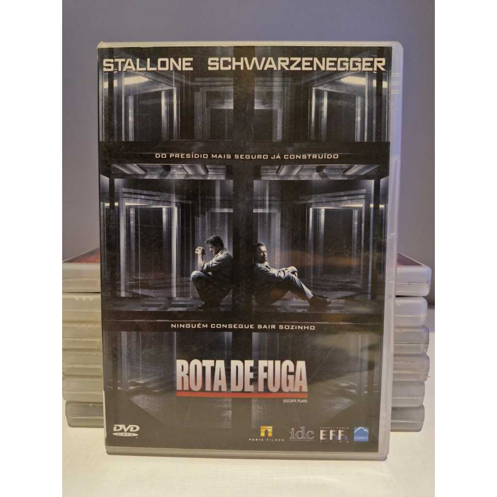 ROTA DE FUGA - Sylvester Stallone Arnold Schwarzenegger - DVD - Original