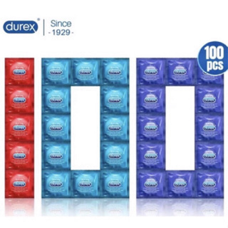 KIT 100 preservativo camisinha Durex Lubrificadas em Oferta na Shopee