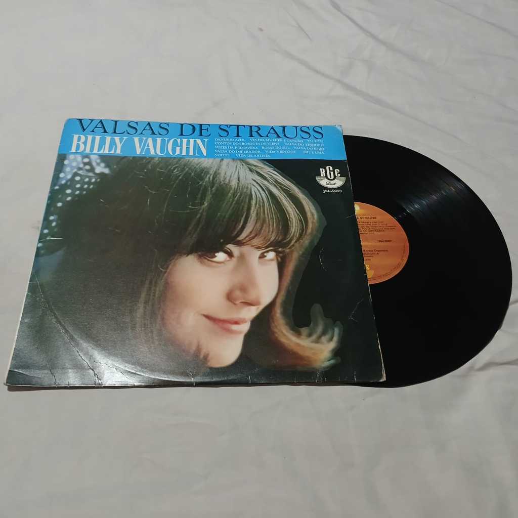 Lp - Billy Vaughn - Valsas De Strauss - 1965