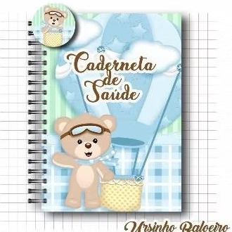Caderneta de vacinação Ursinho Baloeiro
