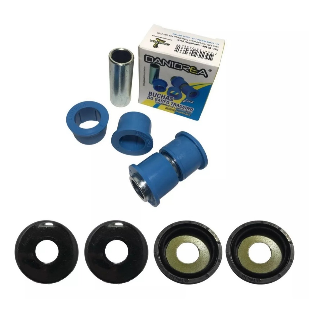 Bucha Balança Quadro Elástico + Guarda Pó Cg Fan/titan 160