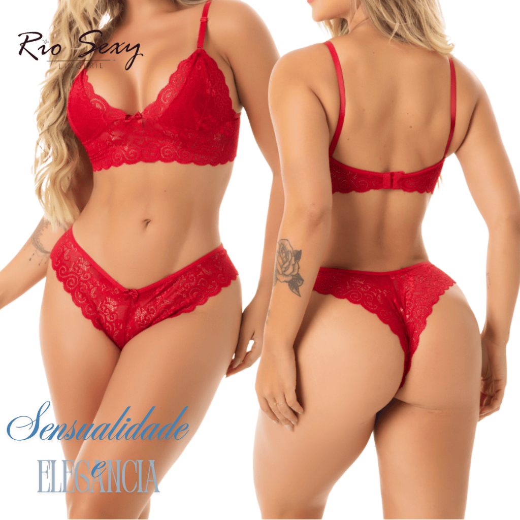 Conjunto lingerie Calcinha e sutiã de renda, suitã sem bojo, conforto, de fabrica, adulto, feminina
