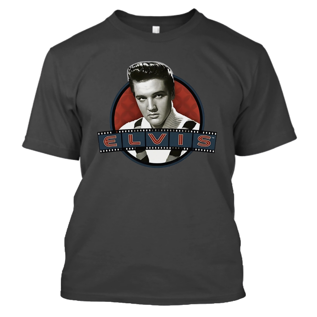 Camiseta Blusa T-Shirt Rock And Roll Pop Elvis Presley Banda Musica Estampa Premium 100% Algodão