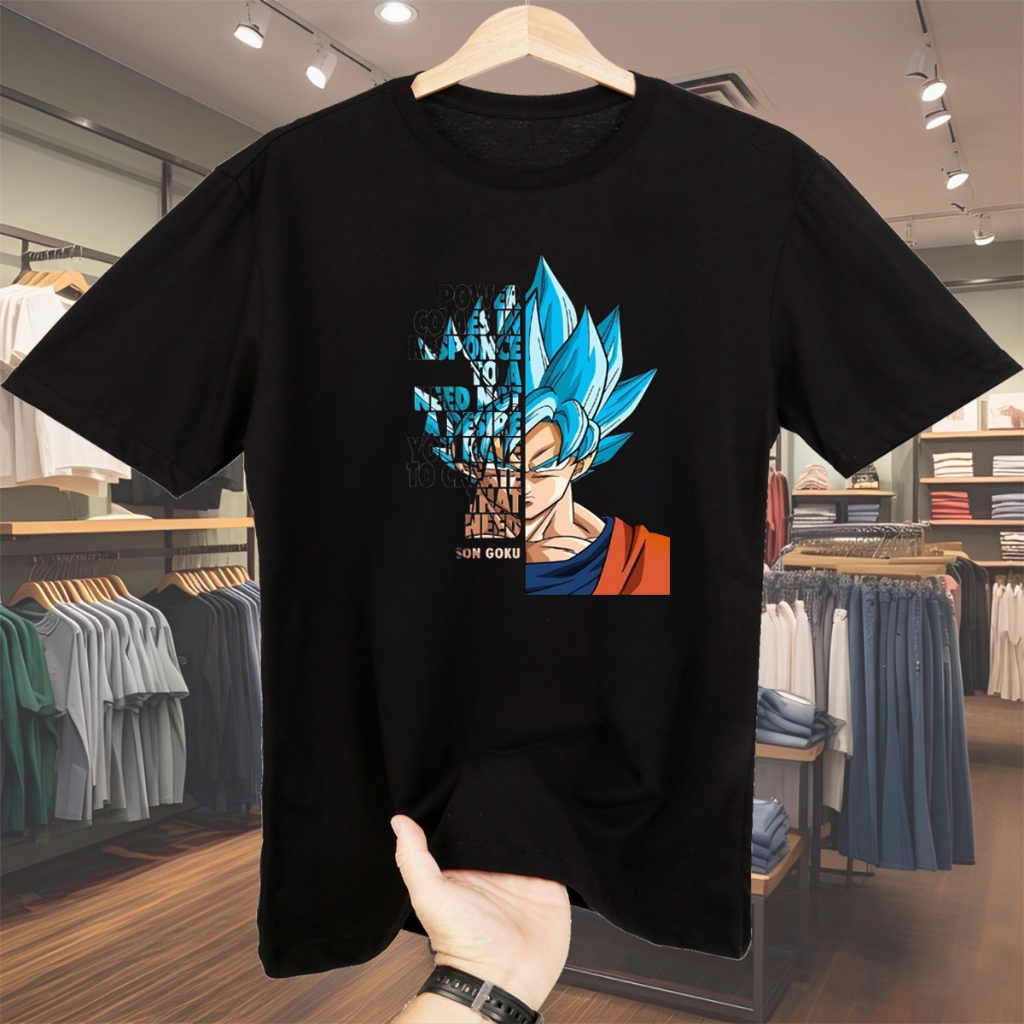 Camisa basica DragoBall camisa oversized camiseta Masculina streetwear algodão Blusa de algodao
