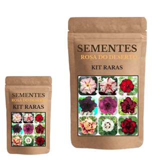 15 SEMENTES DE ROSA DO DESERTO DOBRADAS + BRINDE em Oferta na Shopee
