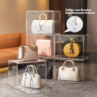 Caixa Organizadora Acrílico Grande Transparente Com Tampa Para Sapato Tênis E Bolsa em Oferta na Shopee