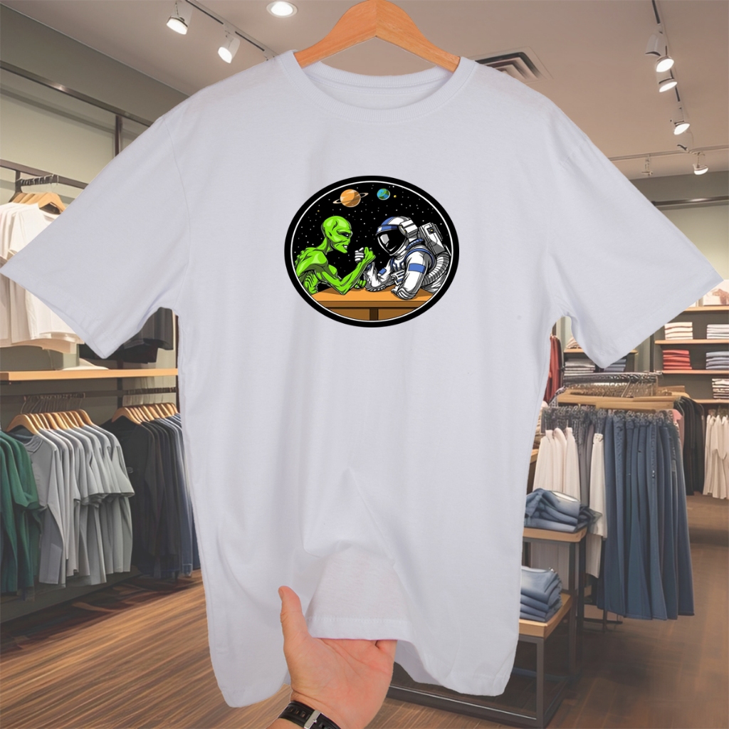 Camisa basica EtXAstronauta camisa oversized camiseta Masculina streetwear algodão Blusa de algodao