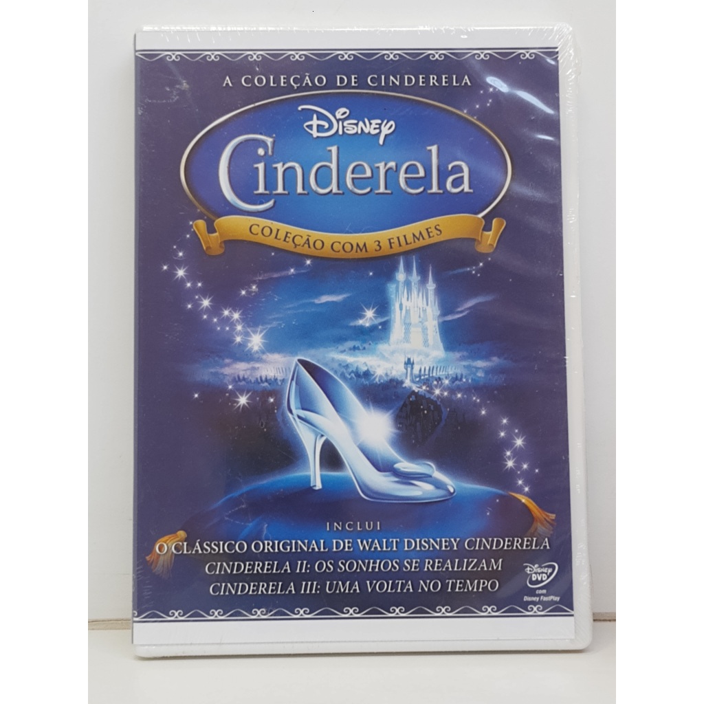 DVD Box Coleção Cinderela (3 filmes) (Lacrado)