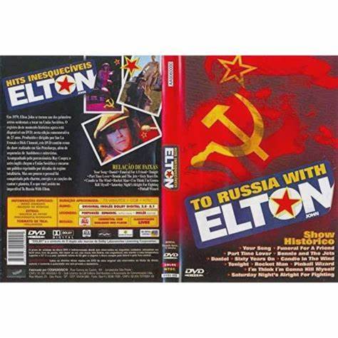 Elton John Dvd To Russia With Elton Novo Lacrado