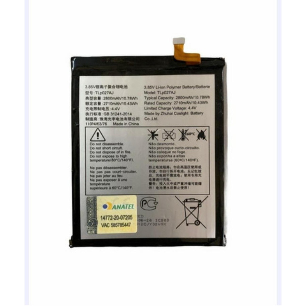 Ba-teria Modelo Tlp027aj Para Alcatel A5 Led 5085J Pronta Entrega
