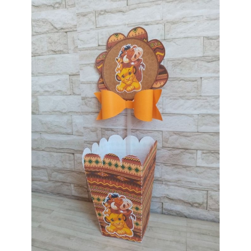 Centro de mesa Cachepot PERSONALIZADO  TEMA Rei leão/LEMBRANCINHA/FESTA/ANIVERSARIO/