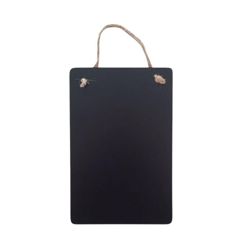 Lousa de Madeira Quadro para Decoração Porta Recados 28cm com Cordão - Cardápio