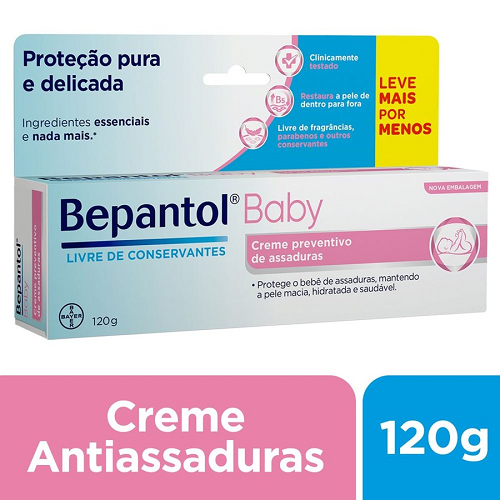 Bepantol Baby Creme 120G - Pomada De Assadura Original em Oferta na Shopee