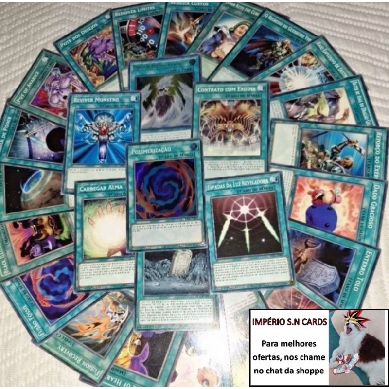 Cartas Mágicas Clássicas - YuGiOh / Yu-Gi-Oh - Mágicas - Magias- Spells