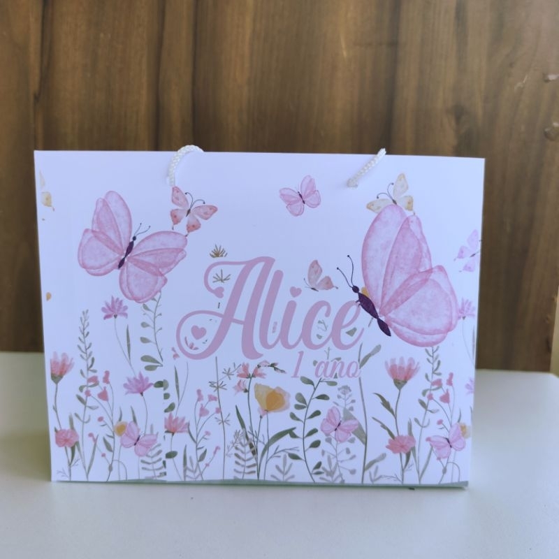 Sacolinha Personalizada Jardim Pegue e Monte - lembrancinha jardim em Oferta na Shopee