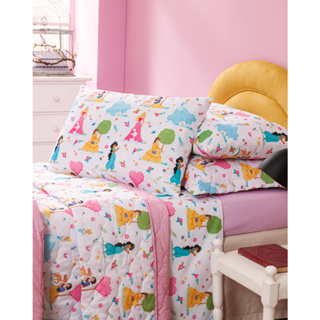 Coleção Colcha, lençol e edredom Dupla Face Solteiro Princesas  Disney em Oferta na Shopee