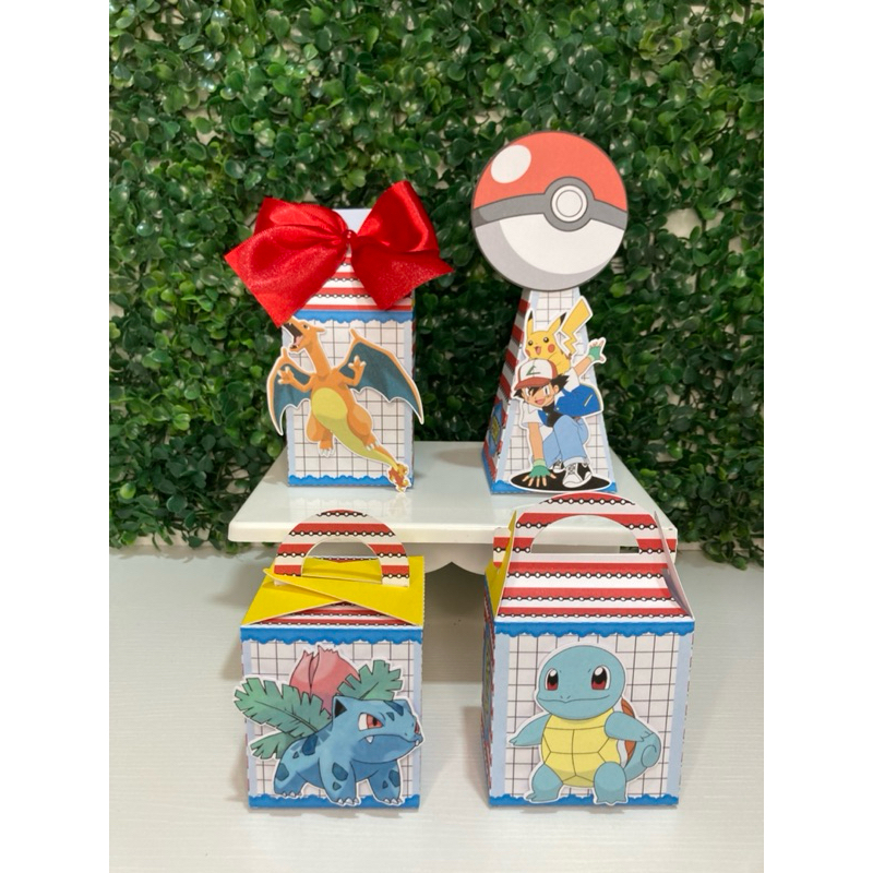 kit festa Pokémon - personalizados - festa infantil - lembrancinhas personalizadas - caixinhas personalizadas