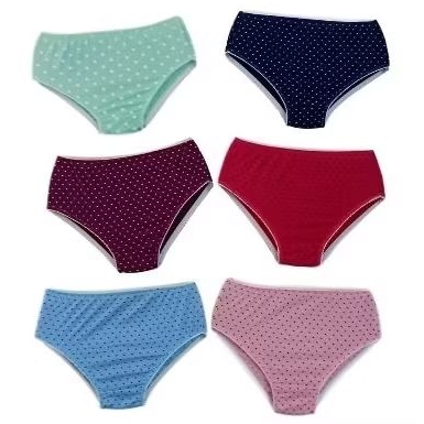 Kit 10 Calcinha Infantil Algodão Menina
