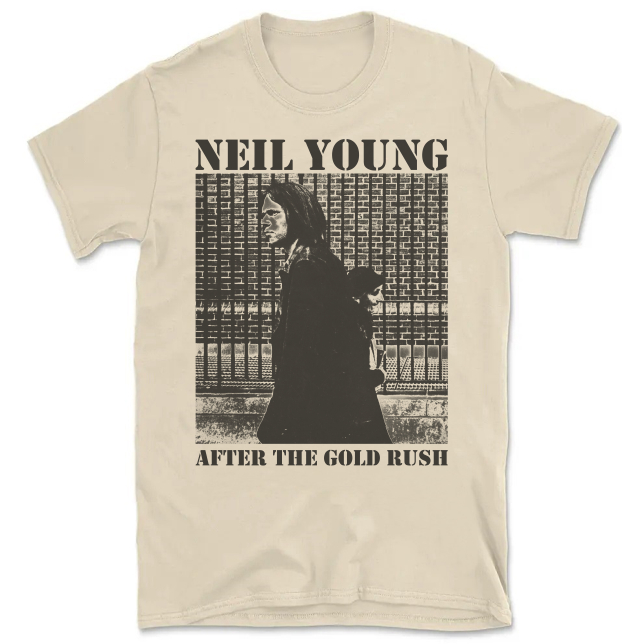 Camiseta Vintage Unissex Neil Young After The Gold Rush A400