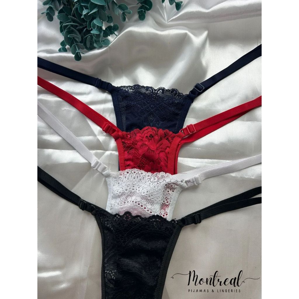 Calcinha Fio Dental Sexy de Renda Calcinhas com Regulagem Feminina Tanguinha em Oferta na Shopee