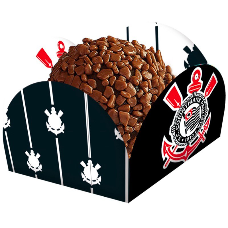40~160 PORTA FORMINHA CORINTHIANS PARA DOCES FESTA FESTCOLOR em Oferta na Shopee