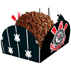 40~200 PORTA FORMINHA CORINTHIANS PARA DOCES FESTA FESTCOLOR (CHOCO)