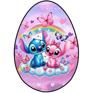 PAPEL ARROZ ESPECIAL PARA OVO DE COLHER (PÁSCOA) ANGEL & STITCH/ STITCH em Oferta na Shopee