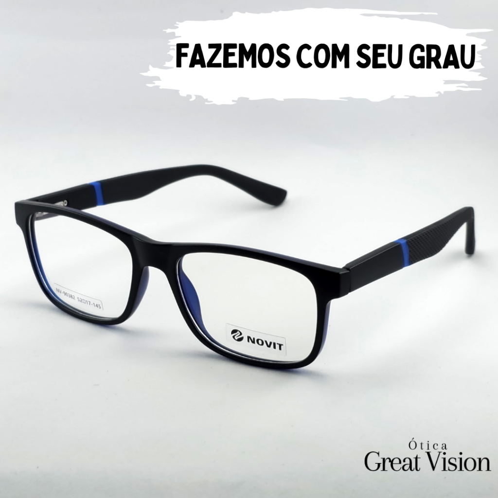 M Q34 - Armação Masculina para Lentes de Grau em Acetato Classico em Oferta na Shopee