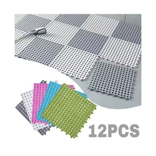 Kit 12 tapete modular Superfície Antiderrapante box banheiro - cobre 0,90m x 1,20m em Oferta na Shopee