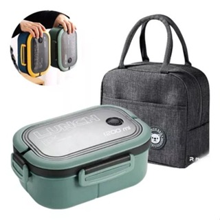 Kit Marmita Hermética Compartimentos Bolsa Térmica Fitness Trabalho Academia Escola em Oferta na Shopee
