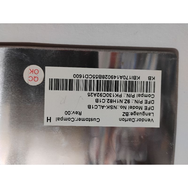 teclado notebook Acer aspire 5251-1927 usado funcionando