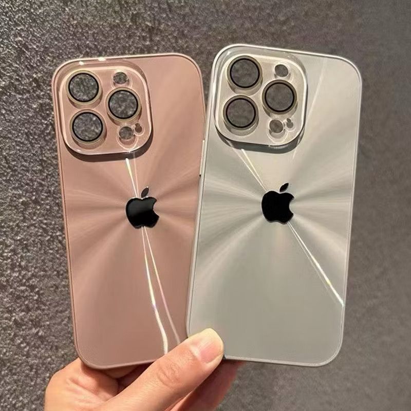 Capa Capinha Aurora -  Protetora A Laser De Luxo Para iPhone 11 12 13 14 15 16 Pro Max Premium Anti-Impacto AU02